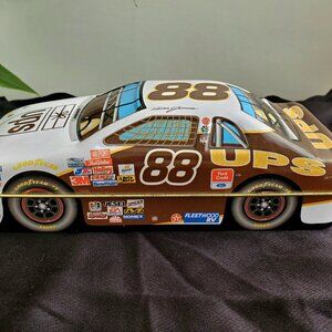 Dale Jarrett Nascar UPS Storage Collectible Tin Ford Taurus Race Car Tin 2000
